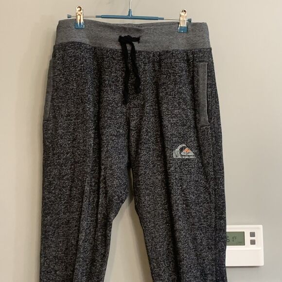 Quicksilver Sweatpants Jogger Drawstring Pockets Athleasure Mens Small EUC - Picture 2 of 11